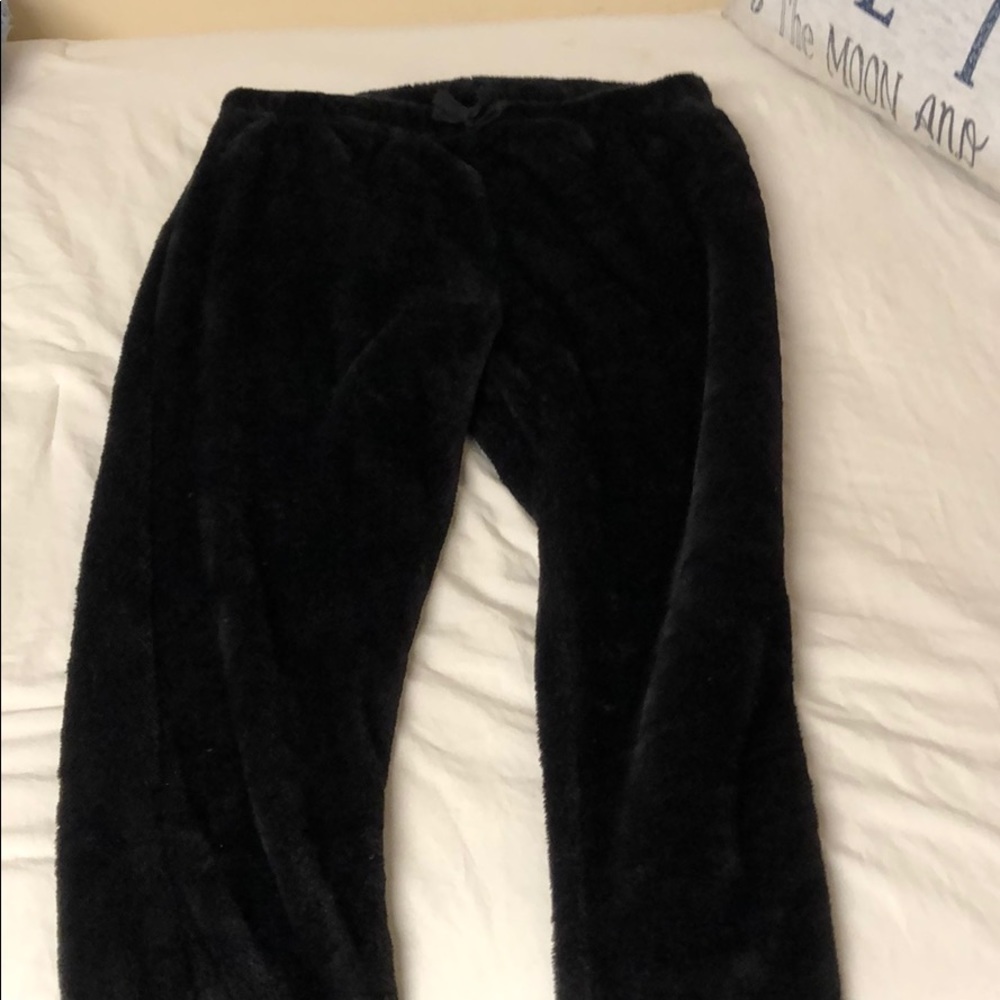 fuzzy joggers